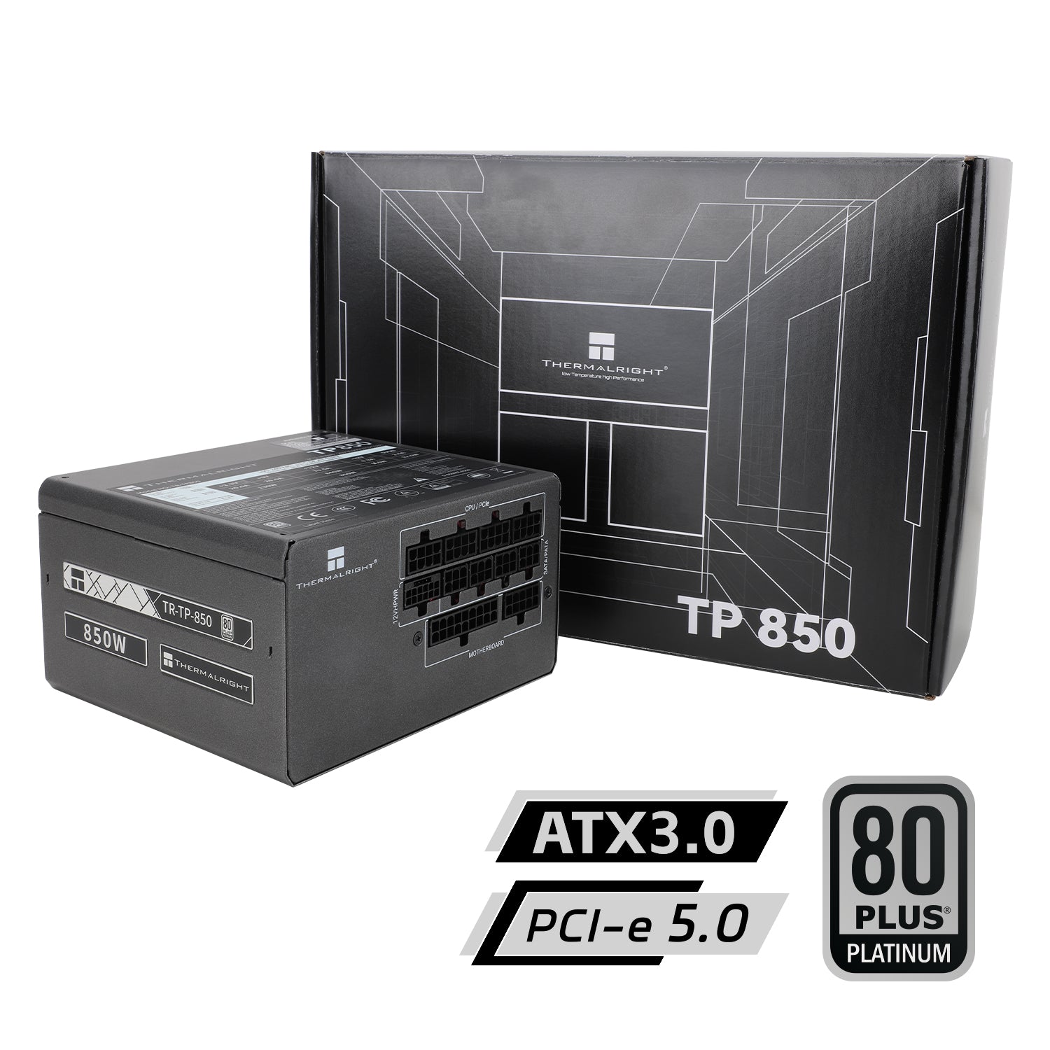 Thermalright 850W TP850 PCIE 5.0 ATX 3.0 80Plus Platinum Full Modular