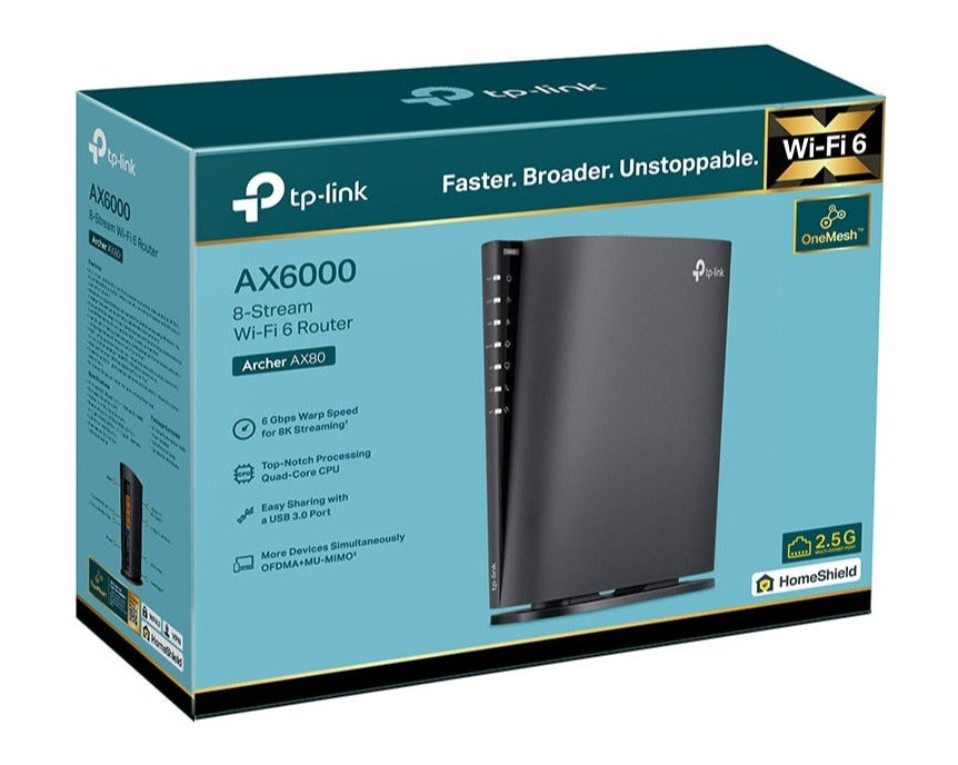 TP-Link 5月份產品大激賞】TP-Link Archer AX80 AX6000 Dual-Band Wi 