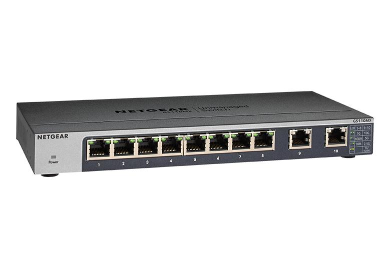 8-Port Managed Gigabit Ethernet Switch with 2 1G SFP Uplinks TAA Compliant  LGS310C