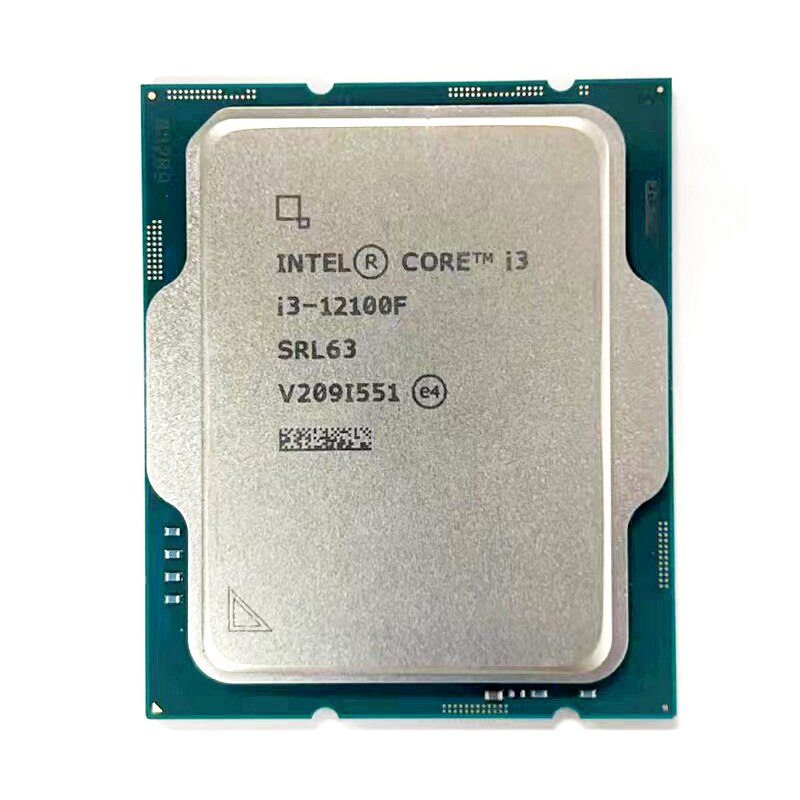 Intel Core i3-12100F Processor 12 MB Smart Cache Box - Clove
