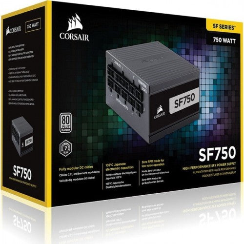 CORSAIR 750W SF750 SFX 80Plus Platinum Full Modular Power Supply (CP-9