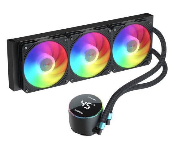 PROARTIST GA5 V2 AIO 360 BLACK 黑色 GRATIFY ARGB 360mm Liquid CPU Cooler