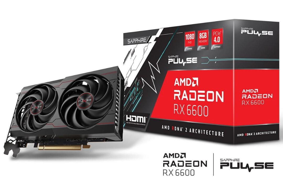 SAPPhIRE PULSE AMD Radeon RX 6600 8GB GDDR6 RX6600