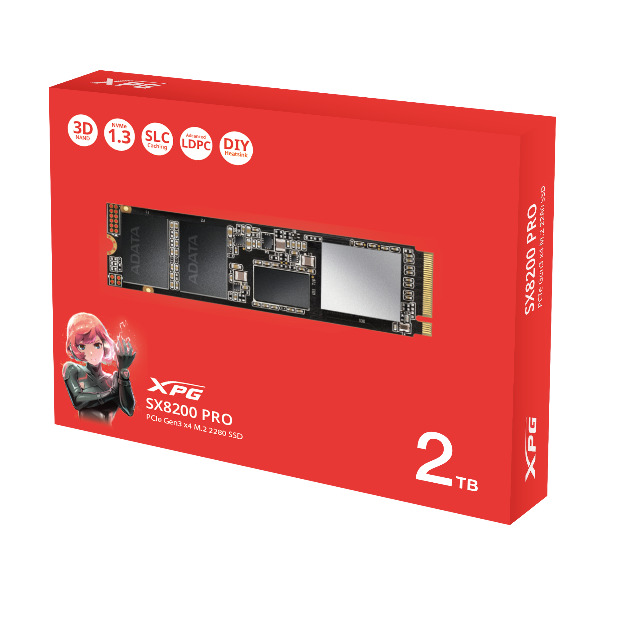 [新年特價貨] ADATA 2TB XPG SX8200 Pro ASX8200PNP-2TT-C M.2 2280 PCIe Gen3 x4 SSD