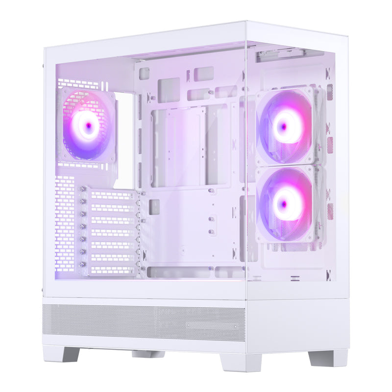 Phanteks XT VIEW White Tempered Glass ATX Case PH-XT523V1-DWT01 