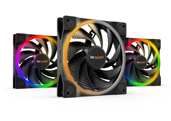 [靜音皇者] BE QUIET! LIGHT WINGS BL079 ARGB PWM high-speed Triple-Pack (3件裝) 14cm Case Fan