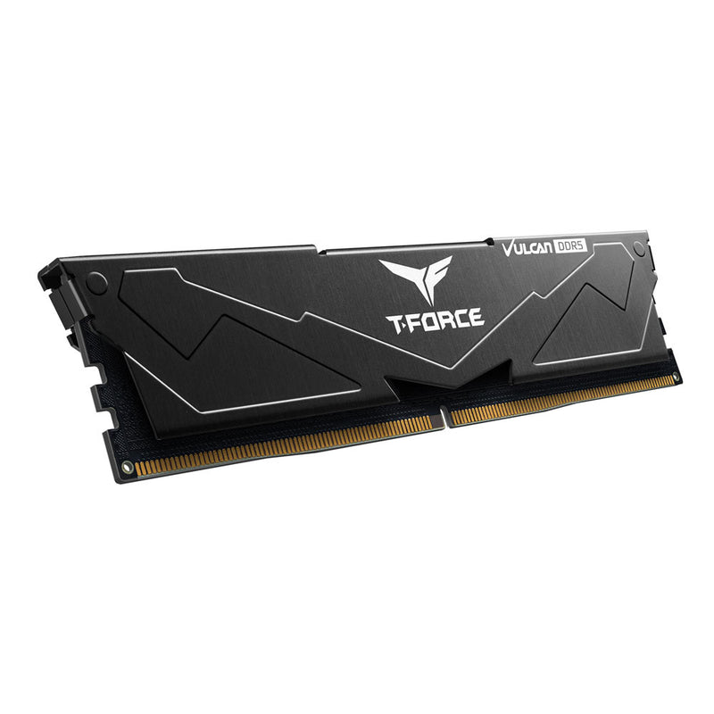 TEAMGROUP 64GB Kit (2x32GB) Vulcan D5 Black DDR5 6000MHz Memory FLBD564G6000HC38ADC01 (RM-VI5B64K)