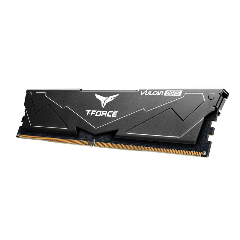 TEAMGROUP 64GB Kit (2x32GB) Vulcan D5 Black DDR5 6000MHz Memory FLBD564G6000HC38ADC01 (RM-VI5B64K)