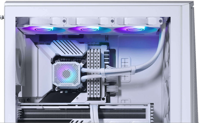 Phanteks Glacier One 360M25 Gen2 D-RGB AIO Liquid CPU Cooler - WHITE (PH-GO360M25G2_DMW02)