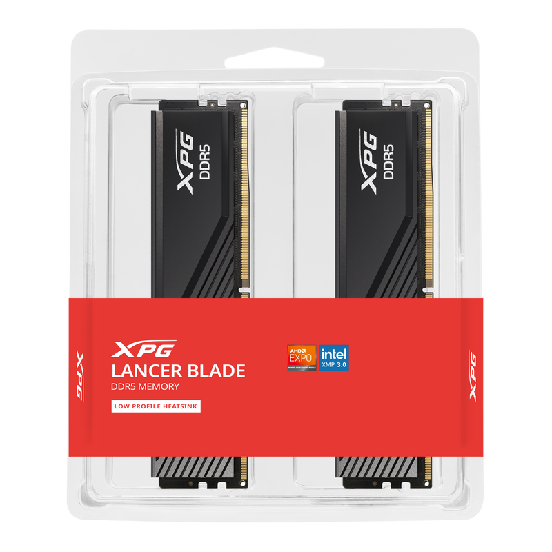 ADATA 32GB Kit (2x16GB) XPG LANCER BLADE Black AX5U6000C3016G-DTLABBK DDR5 6000MHz Memory AMD EXPO &amp; Intel XMP 3.0 