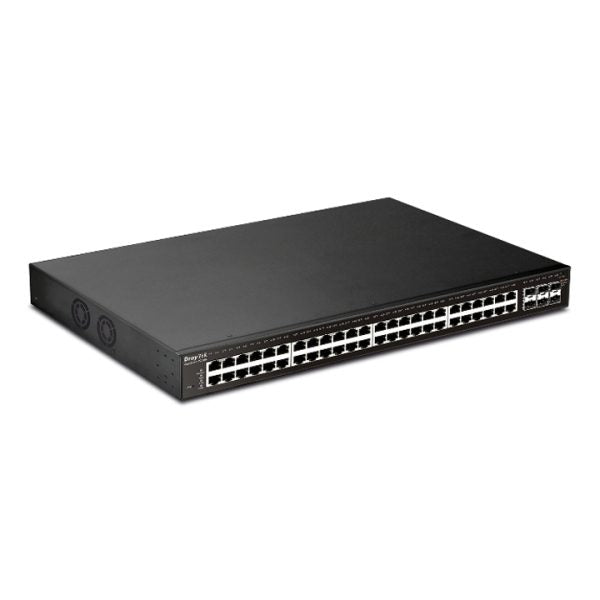 DrayTek Vigor-P2540X 54-Port PoE L2+ Managed Gigabit Switch w/10G SFP+ Uplink