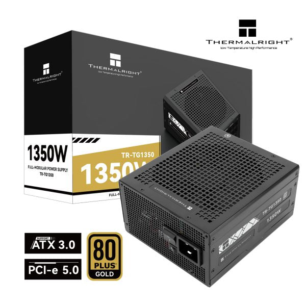 Thermalright 1350W TG1350 PCIE 5.0 ATX 3.0 80Plus Gold Full Modular Power Supply