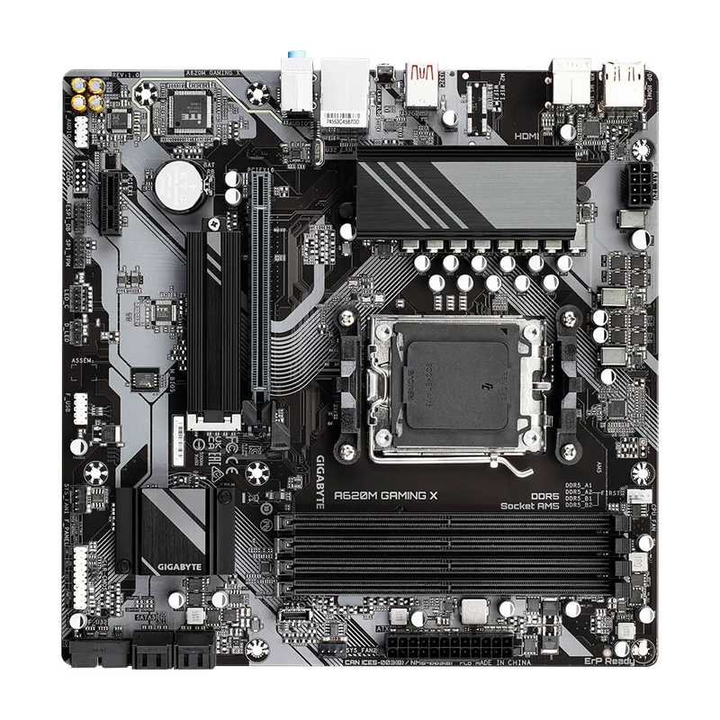 GIGABYTE A620M GAMING X AX DDR5,Socket AM5 mATX Motherboard