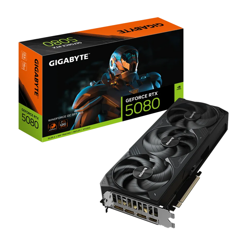 (預訂) GIGABYTE GeForce RTX 5080 WINDFORCE OC 16GB GDDR7 GV-N5080WF3OC-16GD