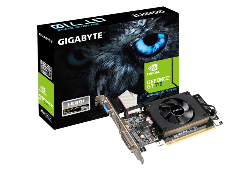 GIGABYTE GeForce GT 710 2GB DDR3 GV-N710D3-2GL 