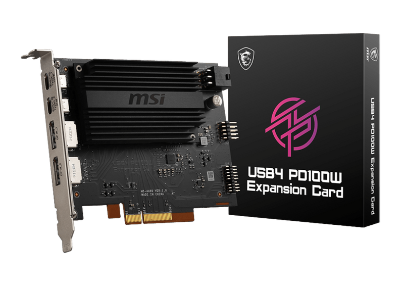 MSI USB4 PD100W expansion card 