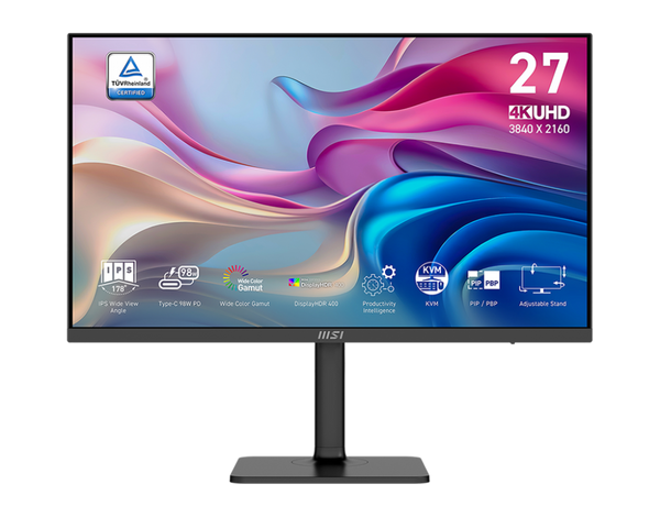 [最新產品] MSI 27" Modern MD272UPHG 60Hz 4K UHD IPS (16:9) 顯示器 MO-MD272UP