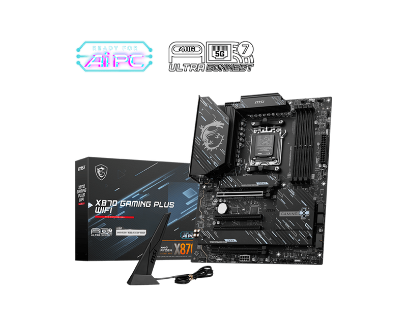 MSI X870 GAMING PLUS WIFI DDR5,Socket AM5 ATX Motherboard