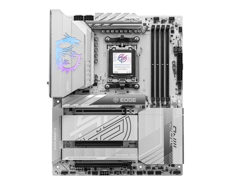 MSI MPG X870E EDGE TI WIFI DDR5,Socket AM5 ATX Motherboard