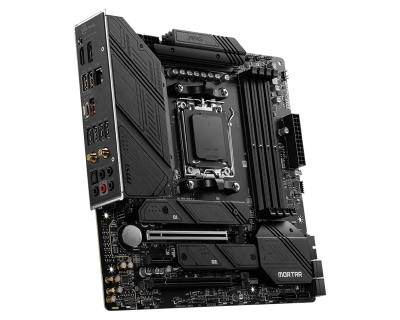 MSI MAG B650M MORTAR WIFI DDR5,Socket AM5 mATX Motherboard