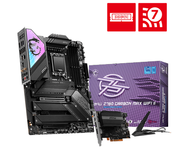 MSI MPG Z790 CARBON MAX WIFI II DDR5,LGA 1700 ATX Motherboard