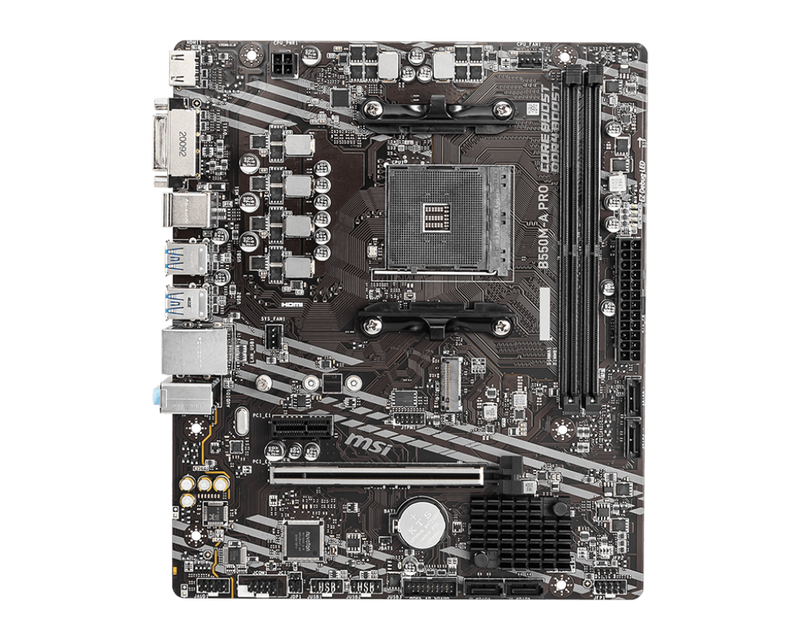 MSI B550M-A PRO DDR4,AM4 Socket mATX Motherboard