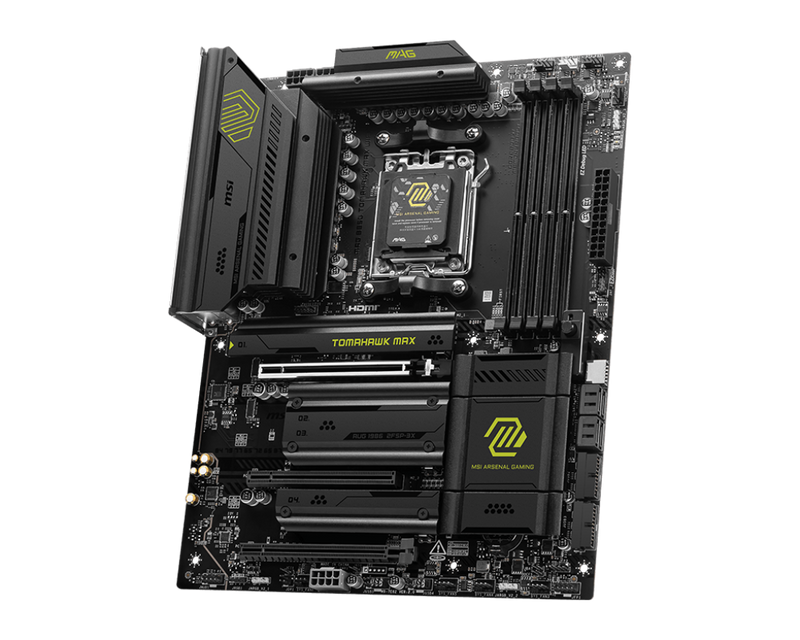 MSI MAG B850 TOMAHAWK MAX WIFI DDR5,Socket AM5 ATX Motherboard