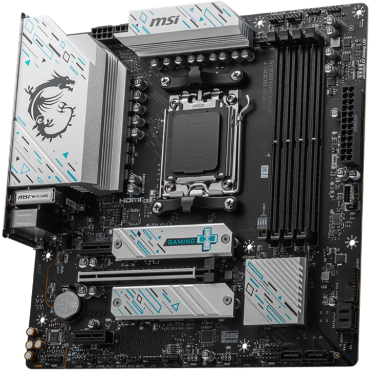 MSI B650M GAMING PLUS WIFI DDR5,Socket AM5 mATX Motherboard