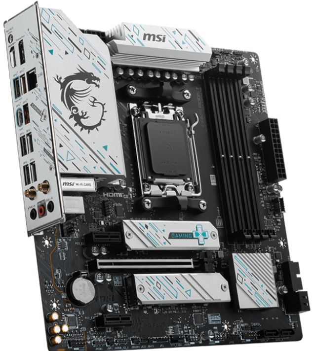 MSI B650M GAMING PLUS WIFI DDR5,Socket AM5 mATX Motherboard