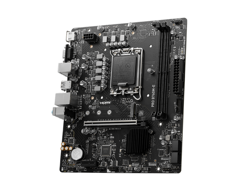 MSI PRO B760M-E DDR5,LGA 1700 mATX Motherboard