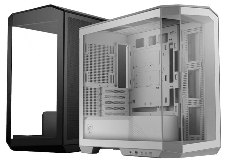 MSI MAG PANO M100L PZ WHITE 白色 Micro ATX Case 支援背插式主機板