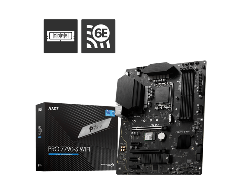 MSI PRO Z790-S WIFI DDR5,LGA 1700 ATX Motherboard 