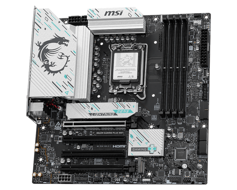 MSI B860M GAMING PLUS WIFI DDR5,LGA 1851 mATX Motherboard