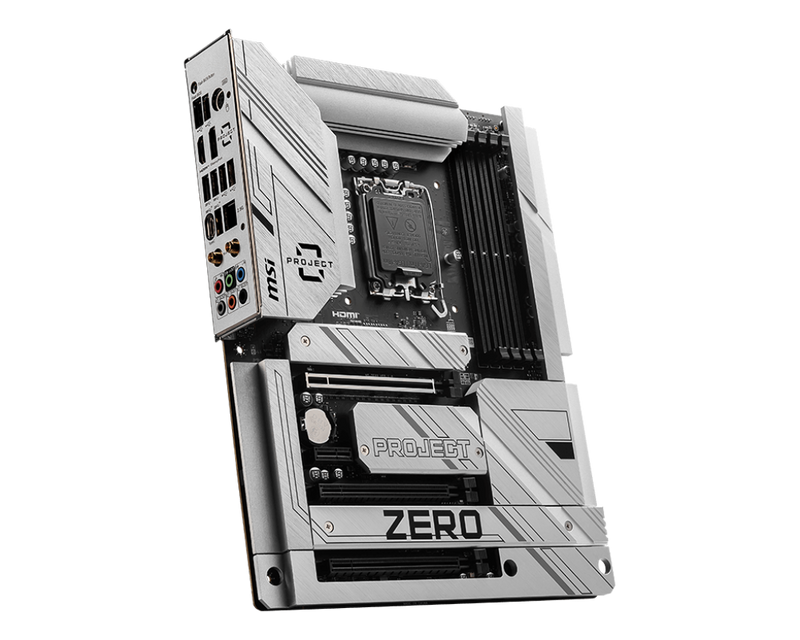 MSI Z790 PROJECT ZERO DDR5,Wi-Fi 7,LGA 1700 ATX Motherboard back-plug motherboard 