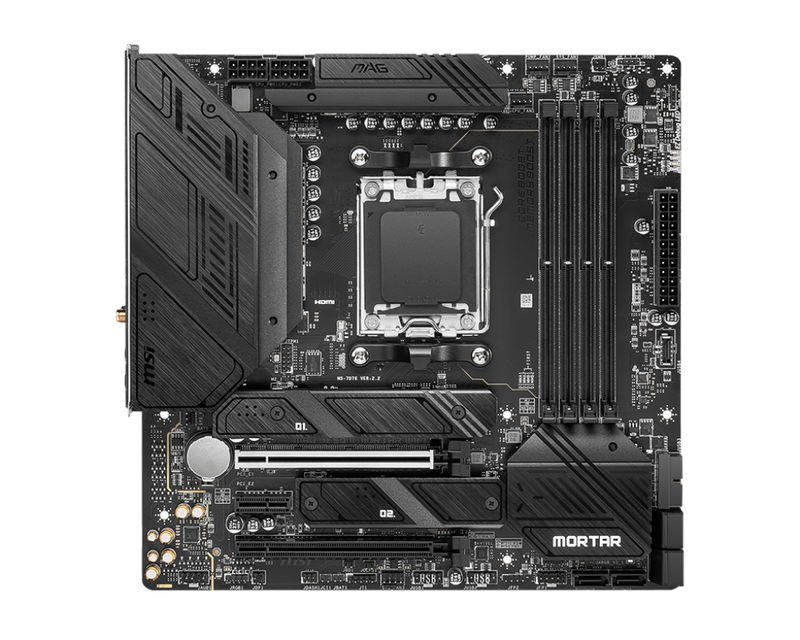 MSI MAG B650M MORTAR WIFI DDR5,Socket AM5 mATX Motherboard