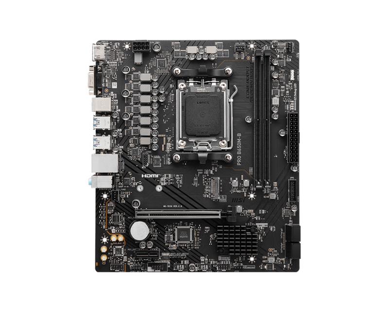 MSI PRO B650M-B DDR5,Socket AM5 mATX Motherboard