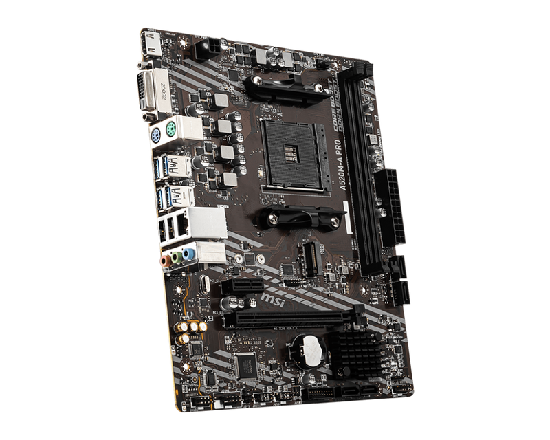 MSI A520M-A PRO DDR4,AM4 Socket mATX Motherboard