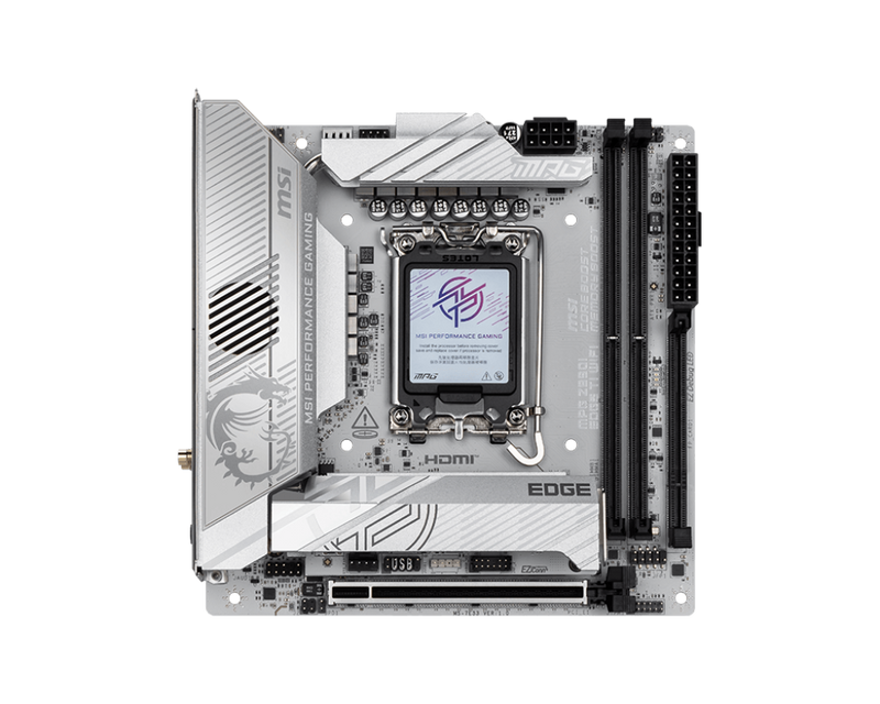 MSI MPG Z890I EDGE TI WIFI DDR5,LGA 1851 Mini-ITX Motherboard