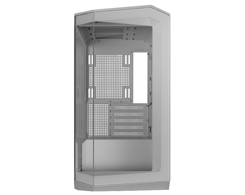 MSI MAG PANO M100L PZ WHITE 白色 Micro ATX Case 支援背插式主機板