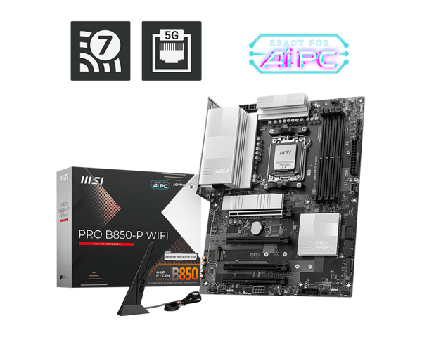 MSI PRO B850-P WIFI DDR5,Socket AM5 ATX Motherboard