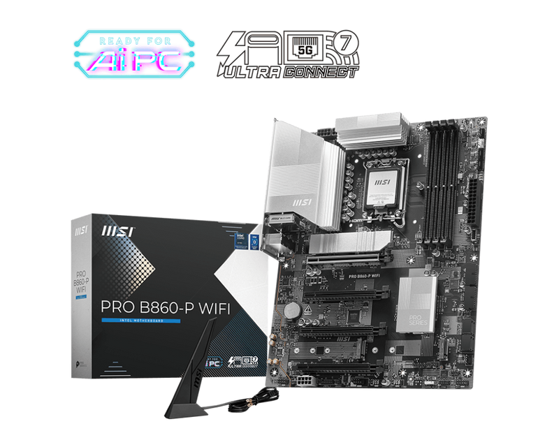 MSI PRO B860-P WIFI DDR5,LGA 1851 ATX Motherboard