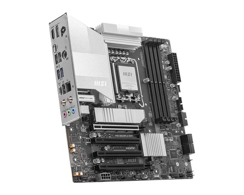 MSI PRO B860M-A WIFI DDR5,LGA 1851 mATX Motherboard 