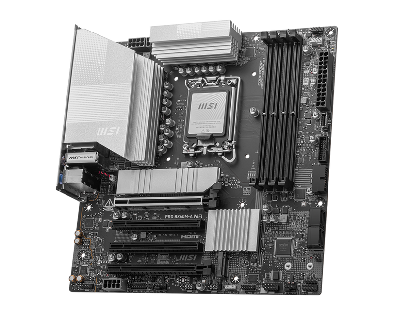 MSI PRO B860M-A WIFI DDR5,LGA 1851 mATX Motherboard 