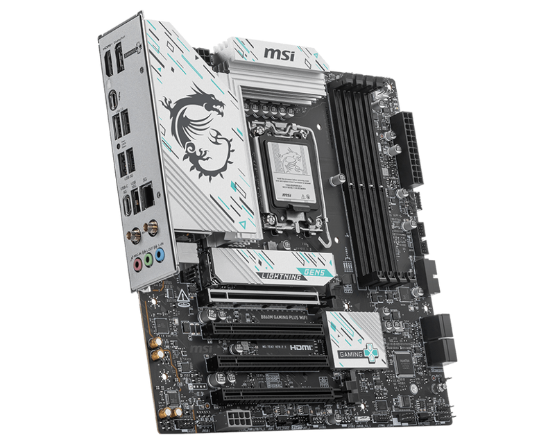 MSI B860M GAMING PLUS WIFI DDR5,LGA 1851 mATX Motherboard