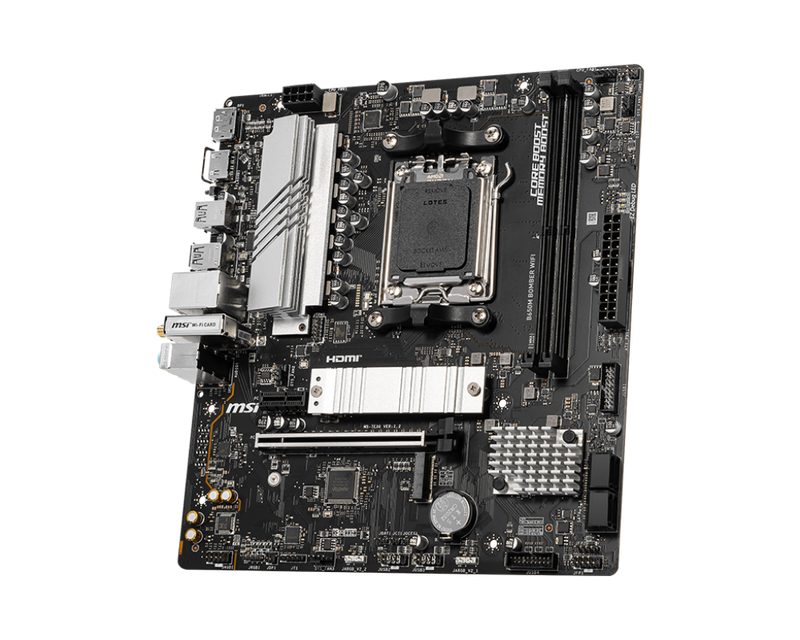 MSI B650M BOMBER WIFI DDR5,Socket AM5 mATX Motherboard