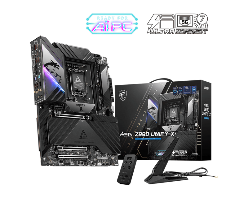 MSI MEG Z890 UNIFY-X DDR5,LGA 1851 ATX Motherboard