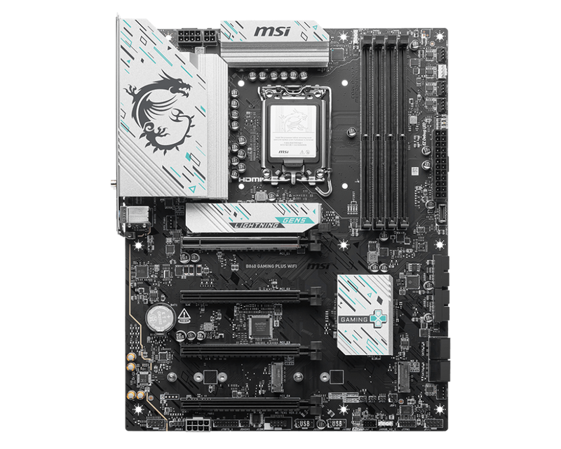 MSI B860 GAMING PLUS WIFI DDR5,LGA 1851 ATX Motherboard