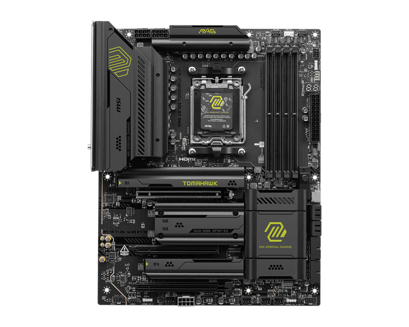 MSI MAG X870E TOMAHAWK WIFI DDR5,Socket AM5 ATX Motherboard