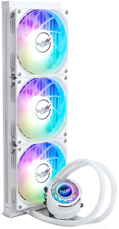 VALKYRIE C420-RGB White 420mm Liquid CPU Cooler