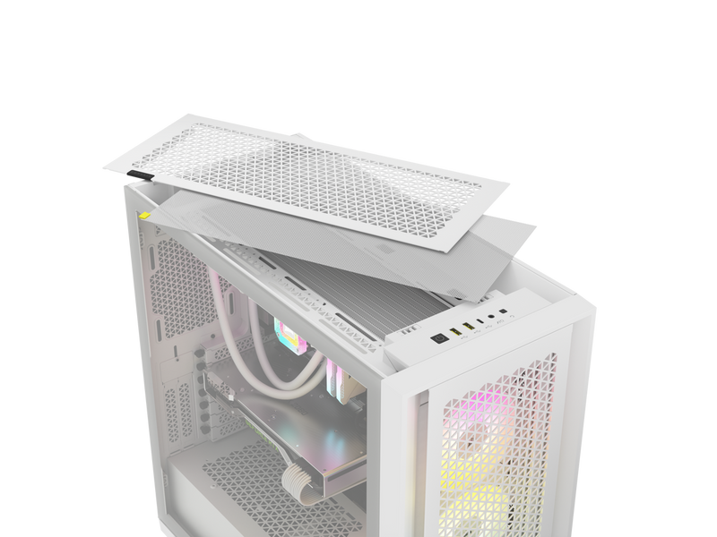 CORSAIR iCUE 5000D RGB AIRFLOW White 白色 Tempered Glass ATX Case CC-9011243-WW